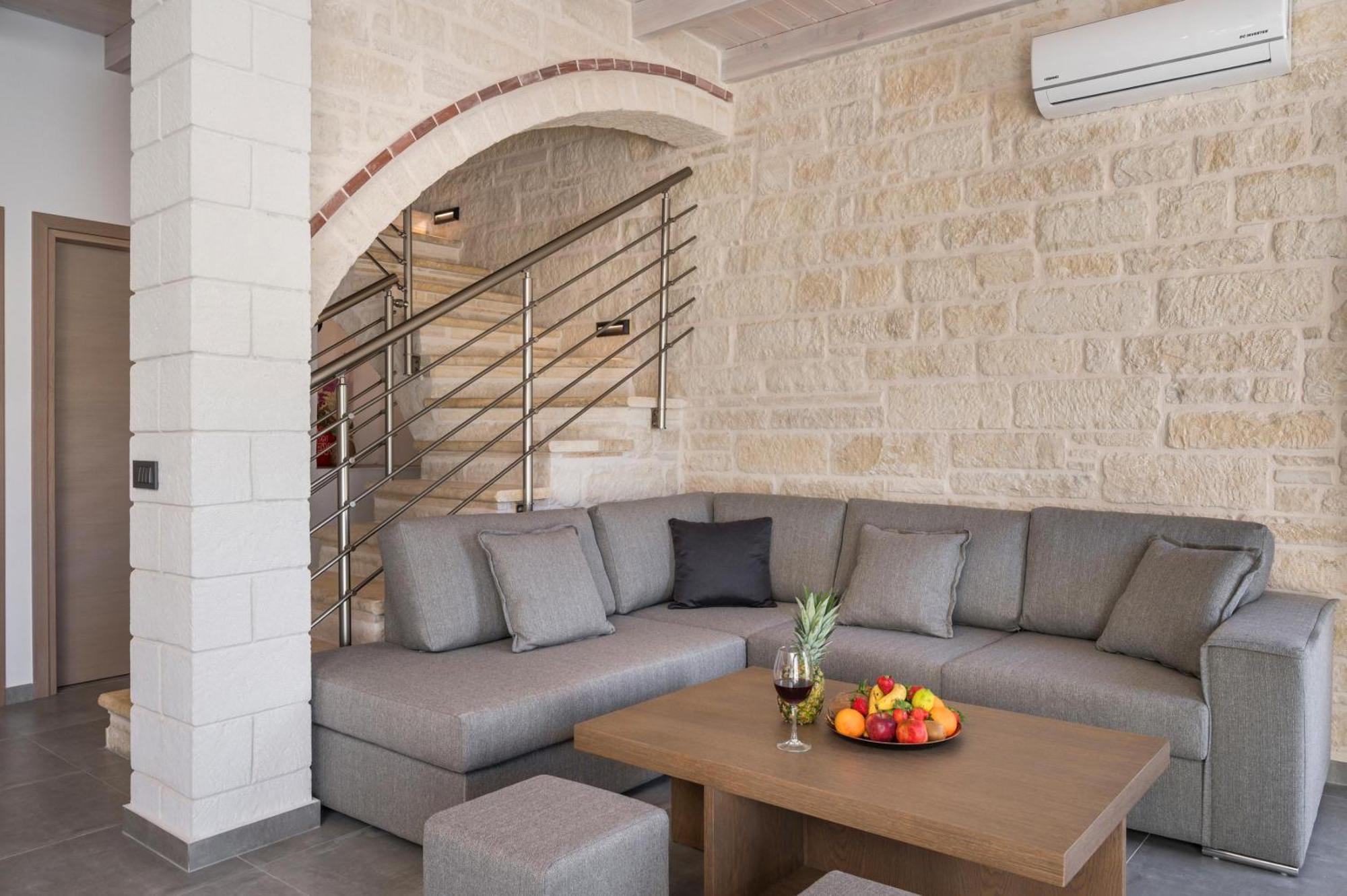 Sun Flower Villas With Sea View Agia Marina Buitenkant foto