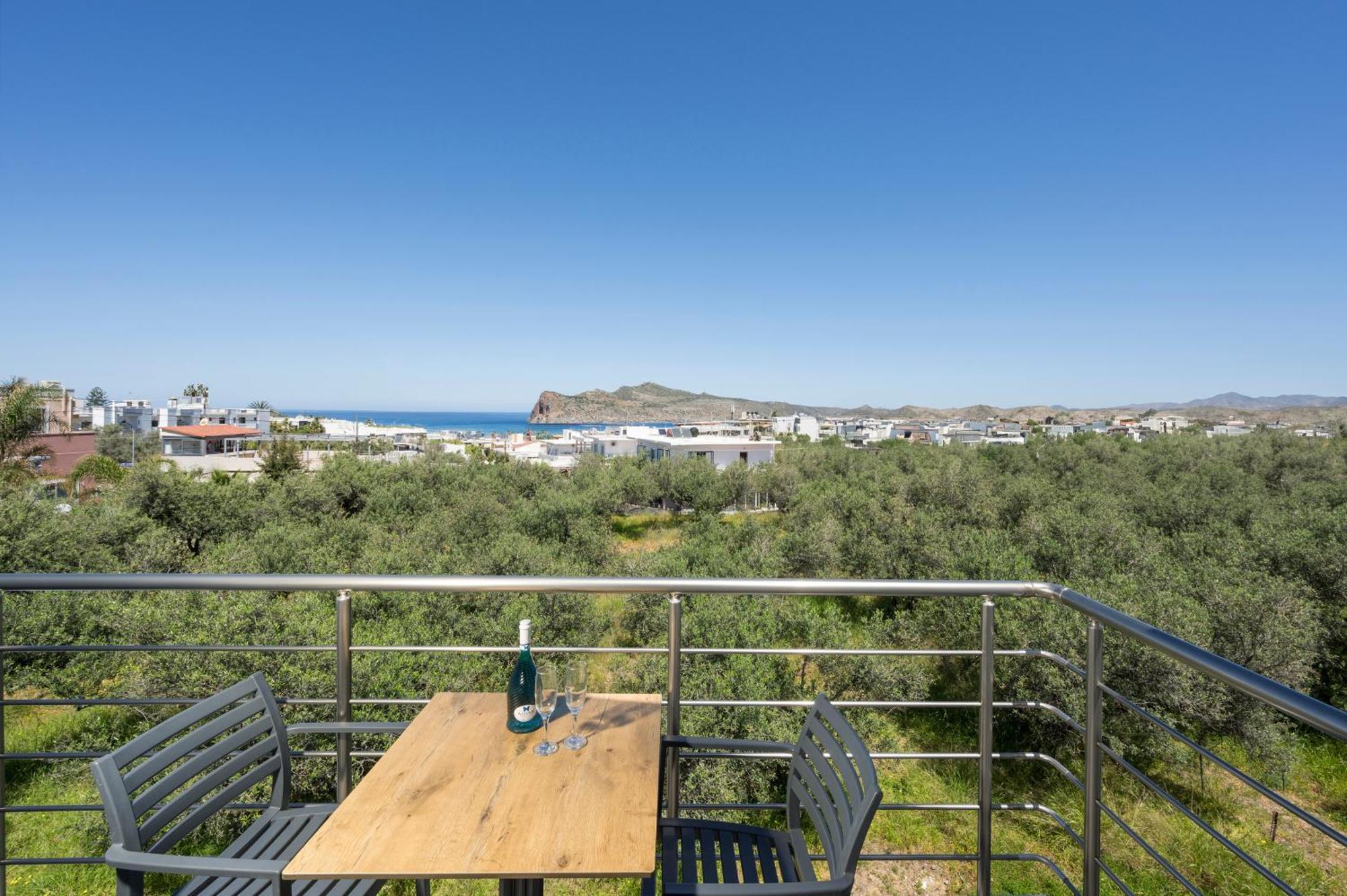 Sun Flower Villas With Sea View Agia Marina Buitenkant foto