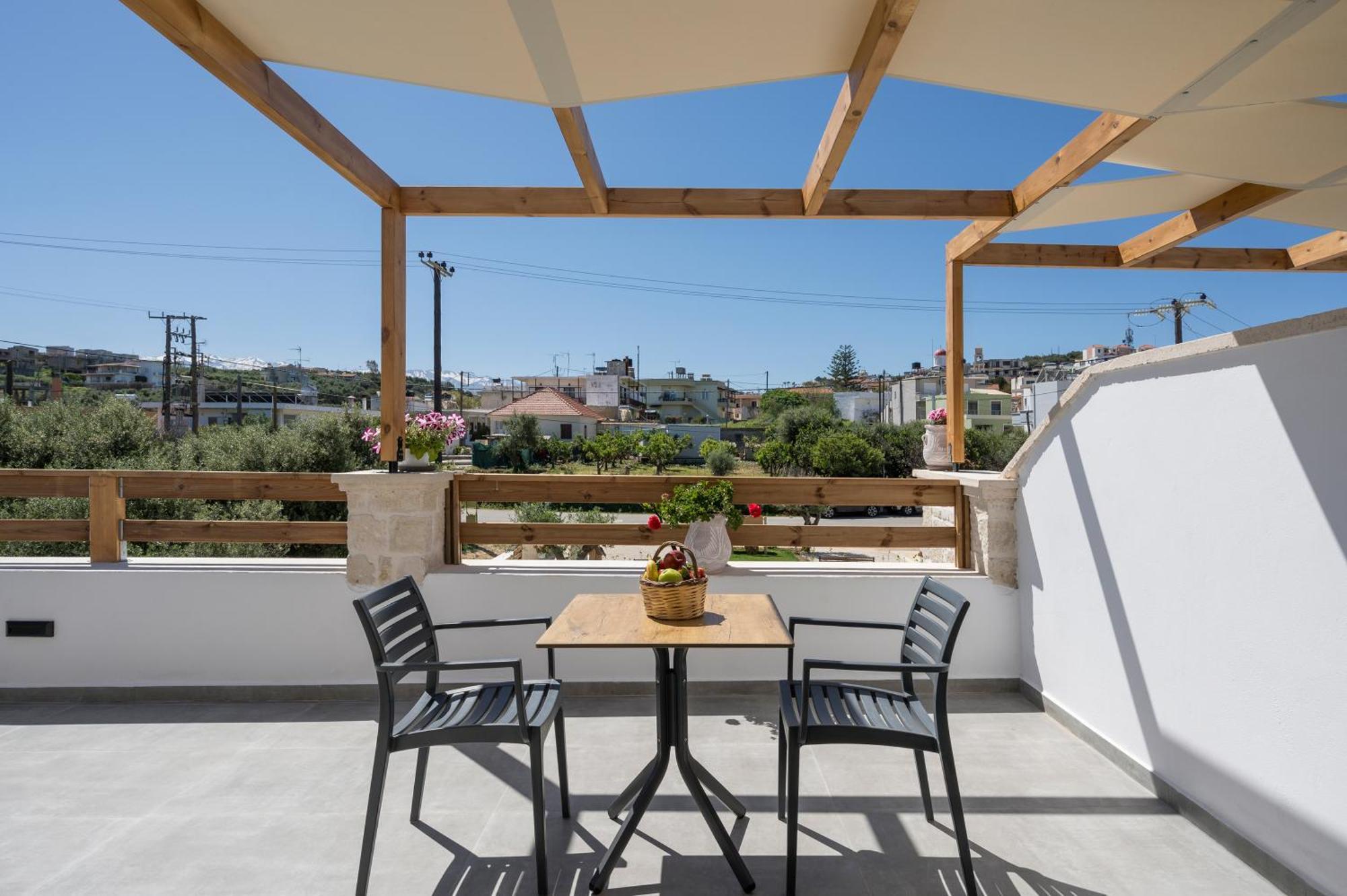 Sun Flower Villas With Sea View Agia Marina Buitenkant foto