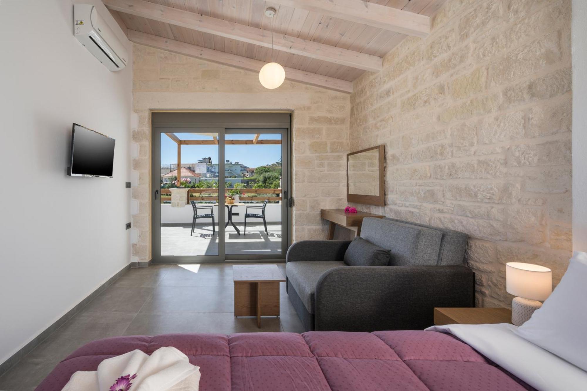 Sun Flower Villas With Sea View Agia Marina Buitenkant foto