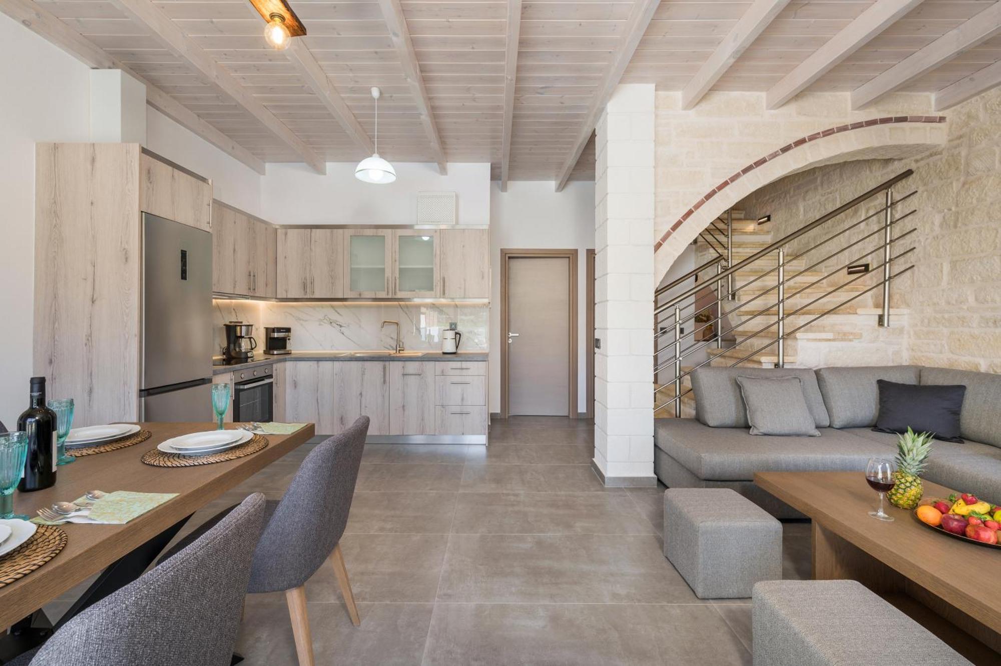 Sun Flower Villas With Sea View Agia Marina Buitenkant foto
