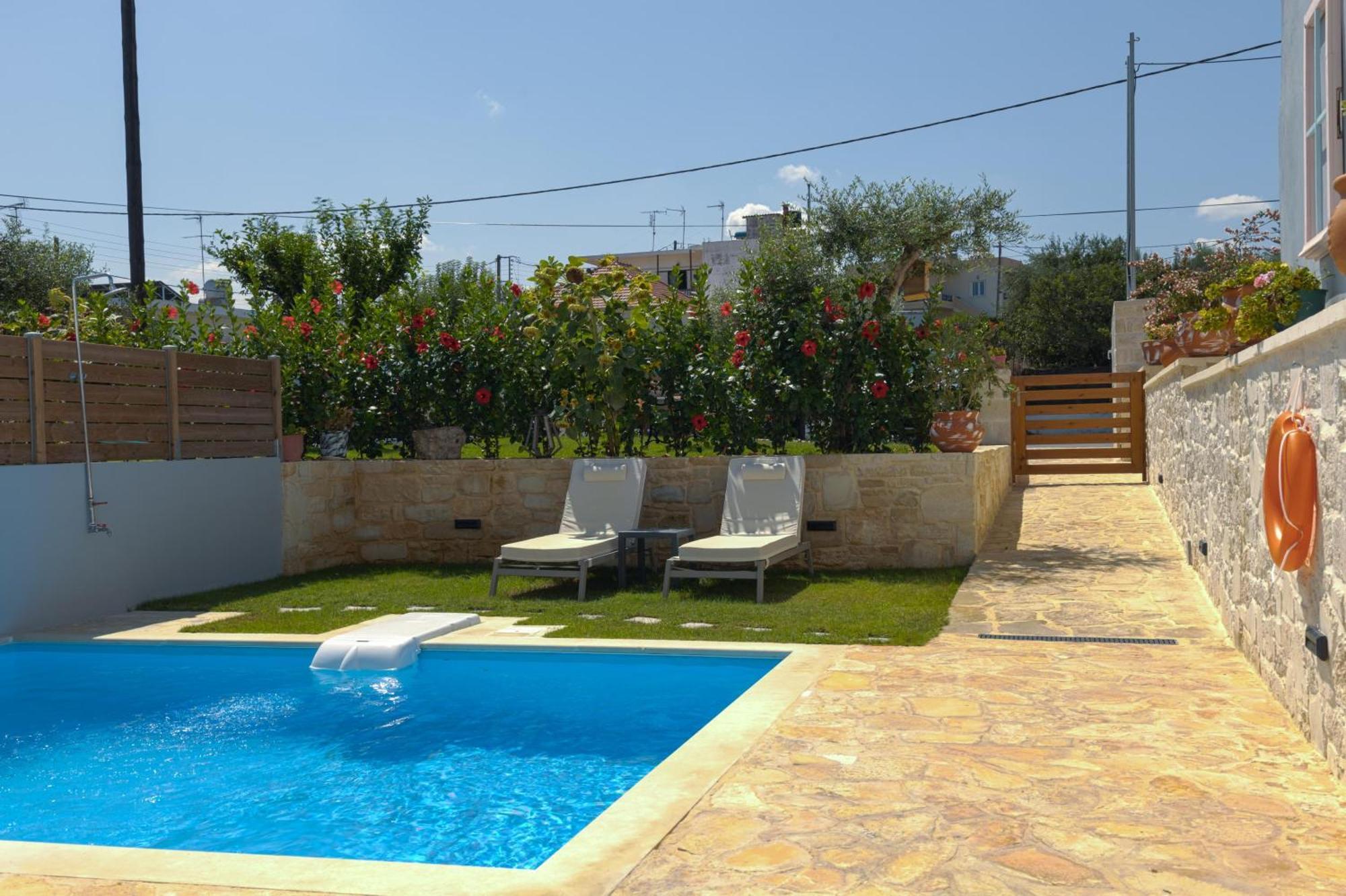 Sun Flower Villas With Sea View Agia Marina Buitenkant foto