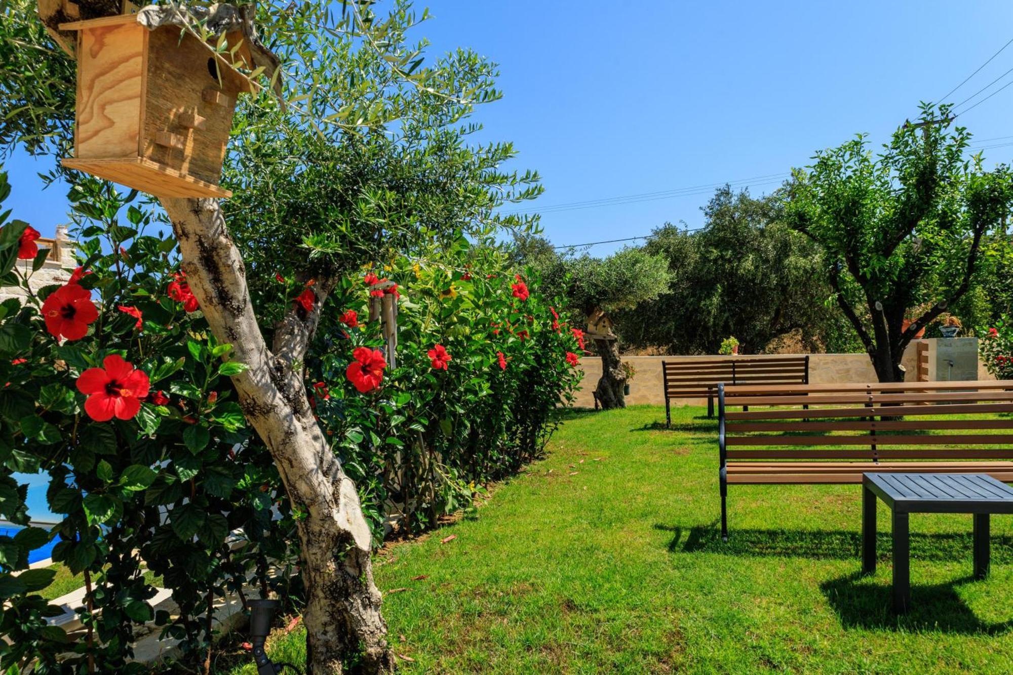Sun Flower Villas With Sea View Agia Marina Buitenkant foto